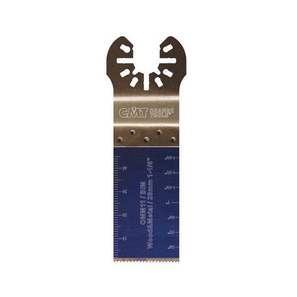 Cmt Orange Tools 28mm Plunge  FlushCut Blade For Wood  Metal Quick Release Oscillator Multicutter 5PK OMM11-X5